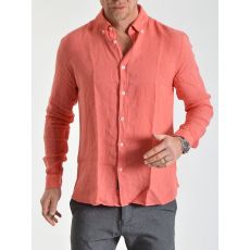 Linston Linen Shirt Coral (S)