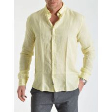 Linston Linen Shirt Light Yellow (L)
