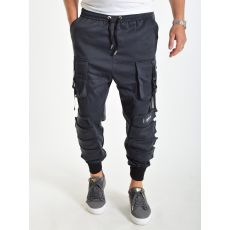Strap Pocket Cargo Pants Black (S)