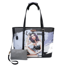 Love Me Or Hate Me - Shopper bag med USB