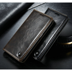 Plånboksfodral till Samsung Galaxy S6, S6 Edge, S8, S8+, S9 och S9+ med magnetlås