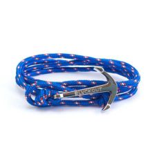 BLVACKOUT -Anchor Bracelet Dubai -Blå/Silver