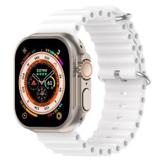 Apple Watch kompatibelt Wave Armband Silikon VIT 42/44/45/49 mm