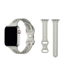 Apple Watch kompatibelt Armband SPETS GRÅ 42/44/45/49mm
