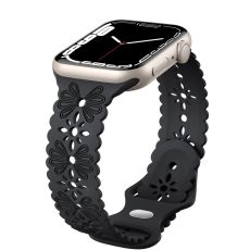 Smalt Apple Watch kompatibelt Armband SPETS NY SVART 38/40/41 mm
