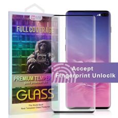 Samsung Galaxy S10 Plus PREMIUM skärmskydd Härdat glas Bubbelfri
