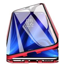 iPhone 11 Pro  Magnetiskt skal Härdat glas 360° skydd RÖD