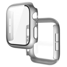 Heltäckande Skal till Apple Watch 7 Härdat glas 45 mm SILVER