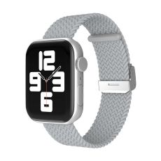 Apple Watch kompatibelt Armband Elastiskt WHITE PEARL  42/44/45 mm