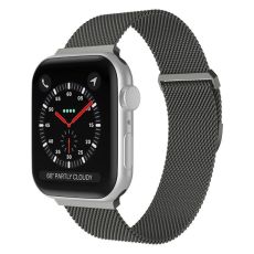 Apple Watch kompatibelt Armband Milanese Loop MÖRK GRÅ 38/40/41 mm metall