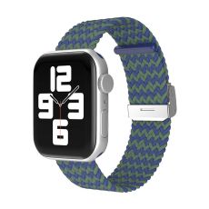 Apple Watch kompatibelt Armband Elastiskt   BLÅ/GRÖN 38/40/41mm