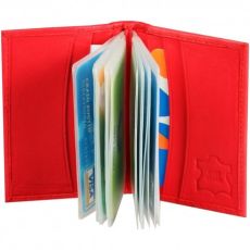 Kreditkortsplånbok, röd