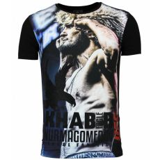 The Eagle Nurmagomedov - Herr UFC Khabib T-Shirt - F- - Svart