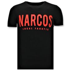 T-Shirt Män - Narcos Pablo Escobar - Svart
