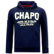 Herr Huvtröja El Chapo - Blå
