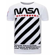 NASA Herr T-Shirt - Vit