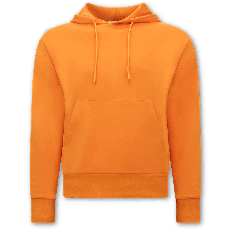Oversize Fit Huvtröja - Orange