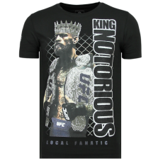 King Notorious Slim Fit T-Shirt Herr - Z - Svart