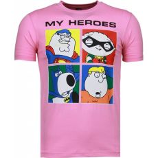 Super Family My Heroes - Herr T-Shirt Ros