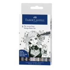 Penselpenna Faber-Castell 8 PITT Manga Basic set, 8 pennor/fp