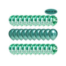 Ballong Bukett i Grön. 30 Pack
