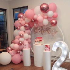 DIY Ballongbåge - Princess Pink. 104 Delar