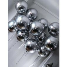 Orbz Folie Ballong i Silver. 40cm