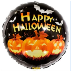 Happy Halloween Folie Ballong. 46cm