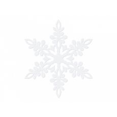 Konfetti snöflingor. 13 cm.10 styck