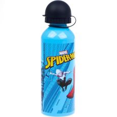 Spiderman och Spider Woman Blå Aluminiumflaska 500ml Marvel