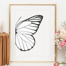 Poster Right Butterfly Wing