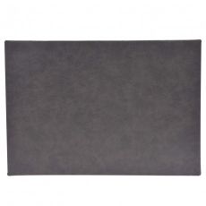Underlägg Läder / skinn look grå 43x30 cm 4-pack Tablett