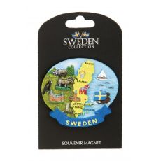 Magnet Karta Sweden