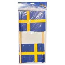 Flagga Sverige 6-pack 15x20 cm