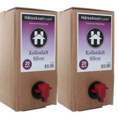 Kolloidalt Silver 20ppm 3L Bag in Box 2-pack