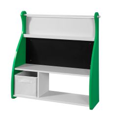 Väggmonterat Barnskrivbord med korgar,grön, KMB09-GR