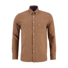 Bomullsflanell skjorta - Camel - Fynch-Hatton