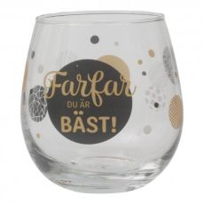 Cheers Glas "FARFAR Du är bäst" Dricksglas