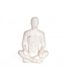 Figur Meditation Beige