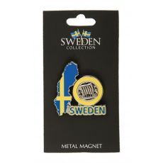 Magnet Karta Spin Skepp Sweden
