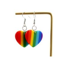 Örhänge Regnbåge Par Hjärta Pride HBTQ+