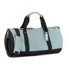Duffelväska/axelremsväska/weekendbag tillverkad i neopren och silikon - Ljusblå