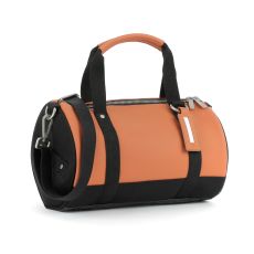 Liten duffelväska/axelremsväska/weekendbag tillverkad i neopren och silikon - Orange