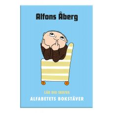 Skrivbok - Alfons Åberg Lär dig skriva alfabetets bokstäver