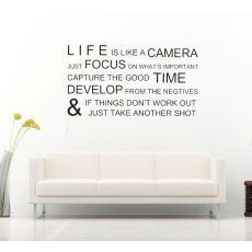 Life is like a camera