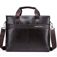 Messenger bag, 37 x 30 cm -Brun -FANKE POLO